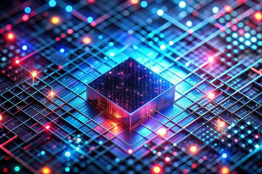 Digital abstract background -  electronic, internet, network
