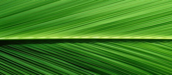 Poster - A detailed shot of the texture on a large palm leaf with ample space for adding text or graphics