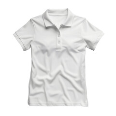 Polo shirt on white background