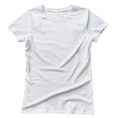 Female cloth - t-shirt on white background