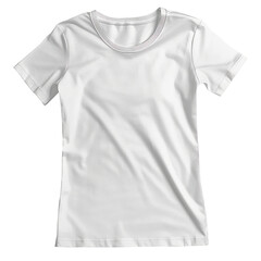 Female cloth - t-shirt on white background