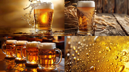 Canvas Print - glass of beer