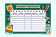 © Ferdi Vector - Back to School Time Table Template Vector
