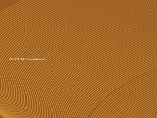Wall Mural - Abstract shining wave lines on brown background. Dynamic wave pattern. Modern wavy lines. Futuristic technology concept, for banners, posters, brochures, flyers, certificates, websites, etc.