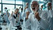 © MP Studio - The celebrating scientists' breakthrough