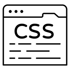 Trendy design icon of web design 