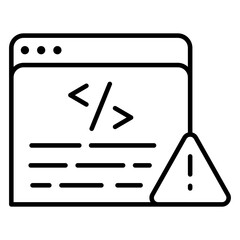 Trendy design icon of web design 