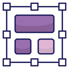 Trendy design icon of design 
