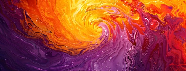 abstract swirl of color gradient, dark purple and orange, swirling colors, vibrant color gradients