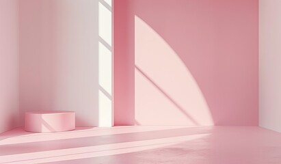 Wall Mural - Soft Pink Background for Fashion or Beauty Designs Generative AI