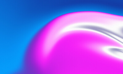 Canvas Print - Beautiful blue and pink liquid vibrant gradient background smooth