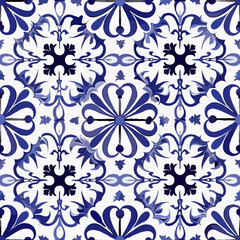 Canvas Print - European Ceramic Pattern