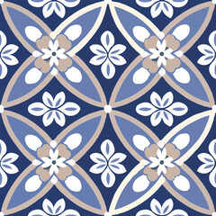 Canvas Print - European Ceramic Pattern