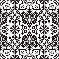 Canvas Print - European Ceramic Pattern