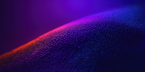 Poster - Blue Purple abstract color gradient on black background