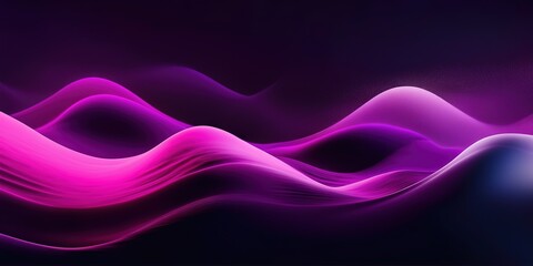 Wall Mural - Purple pink black grainy gradient background