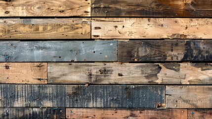 Wall Mural - Background created from pallets wood texture