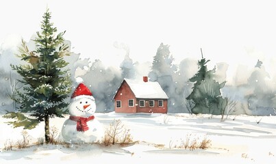 Wall Mural - christmas in july