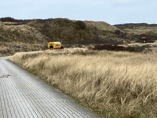 Sticker - Blick auf die Küstenlandschaft der Nordseeinsel Juist