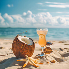 cocktail on the beach