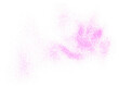 © dule964 - Pink glitter scattered flying isolated on white, background and texture, clipping