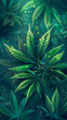 © M.Gierczyk - Tropical Cannabis Leaf Banner