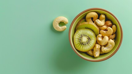 background, wallpaper, illustration, vector, isolated, texture, element, drawing, tropical, design, flat, decoration, print, retro, variety, bowl, food, snack, healthy, organic, almond, nut, fruit, ve