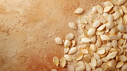 Wall Mural - background, wallpaper, illustration, vector, isolated, texture, element, drawing, tropical, design, flat, decoration, print, retro, variety, bowl, food, snack, healthy, organic, almond, nut, fruit, ve