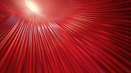 Poster - A close-up shot of a bright red and white striped pattern, useful for designs or patterns