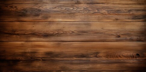 Wall Mural - wooden flooring textured background with a brown and wood wall in the foreground