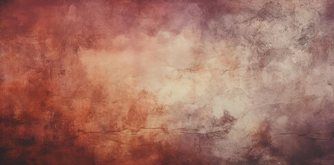 Wall Mural - grunge texture background with a red and brown color scheme featuring a textured surface, a wooden table, and a lamp