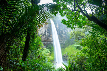 Canvas Print - Bridal Veil Falls - New Zealand