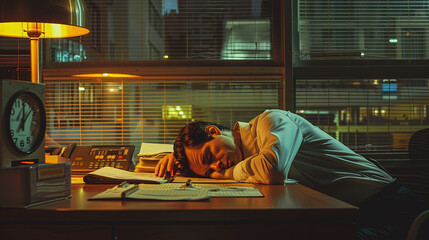 The Sleep Struggle, How Tired Employees Navigate the Desk-bound Office