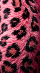 Wall Mural - pink leopard print wallpaper