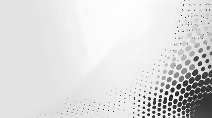 Modern halftone white and grey background. Design decoration concept for web layout, poster, banner.