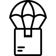 Poster - airdropped package icon