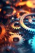 © Cloudyew - Conceptual business background featuring interconnected gears.