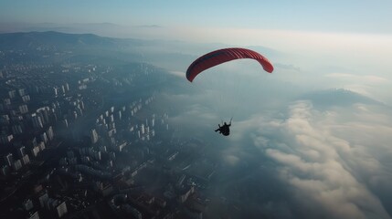 Wall Mural - sky diving