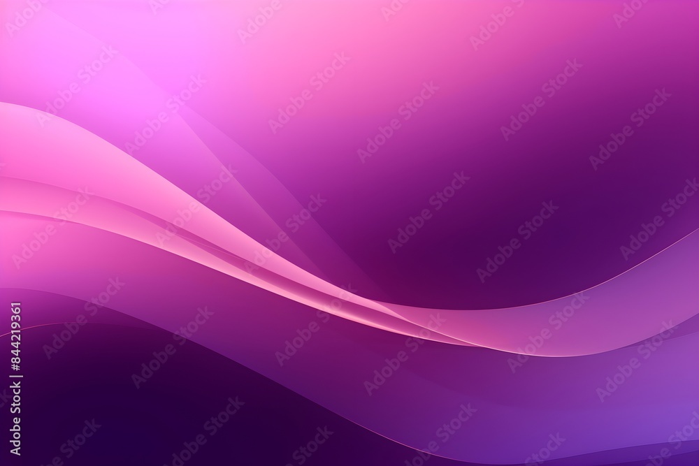 Simple gradient purple abstract background with smooth waves curves ...