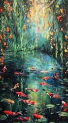 Wall Mural - pond