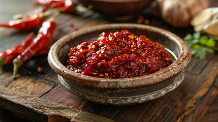 red hot chili peppers in bowl