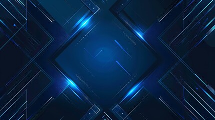 Wall Mural - blue tech abstract background