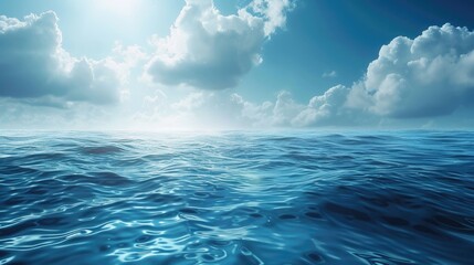blue nature background of aqua sea