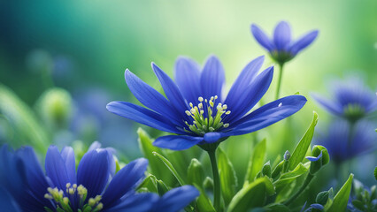 blue spring flower