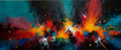 © Plutmaverick - Abstract multi colored background, explosion of color.