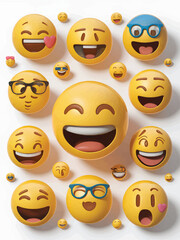 World Emoji Day with smiley face.