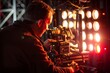 © Dmitrii - A Cameramans Focus Under Warm Stage Lights