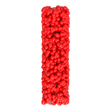 Letter I from balls isolated