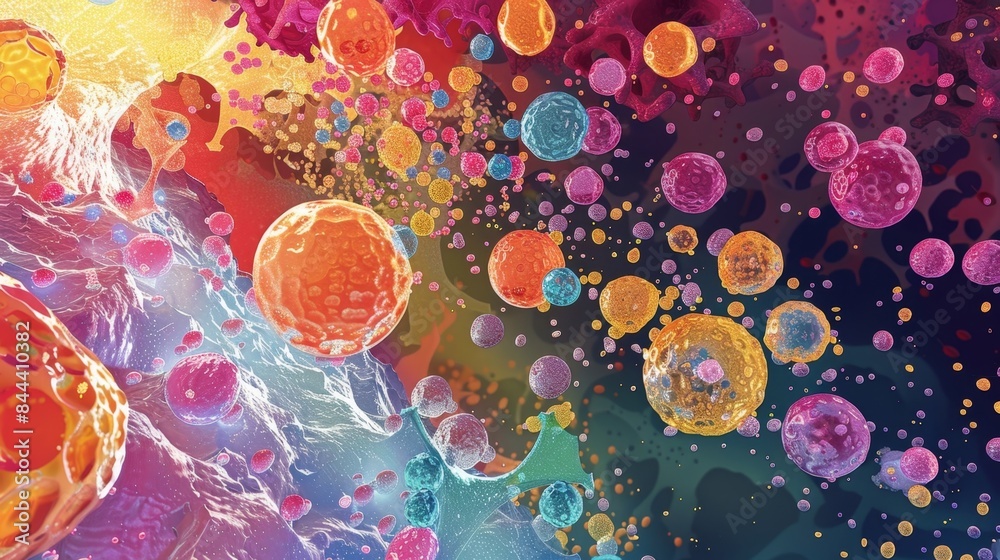 An illustration depicting the diverse functions of lipid droplets in ...