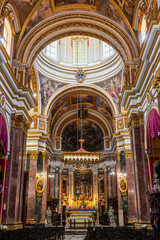 Sticker - Saint Paul Cathedral in Medina, Rabat, Malta.